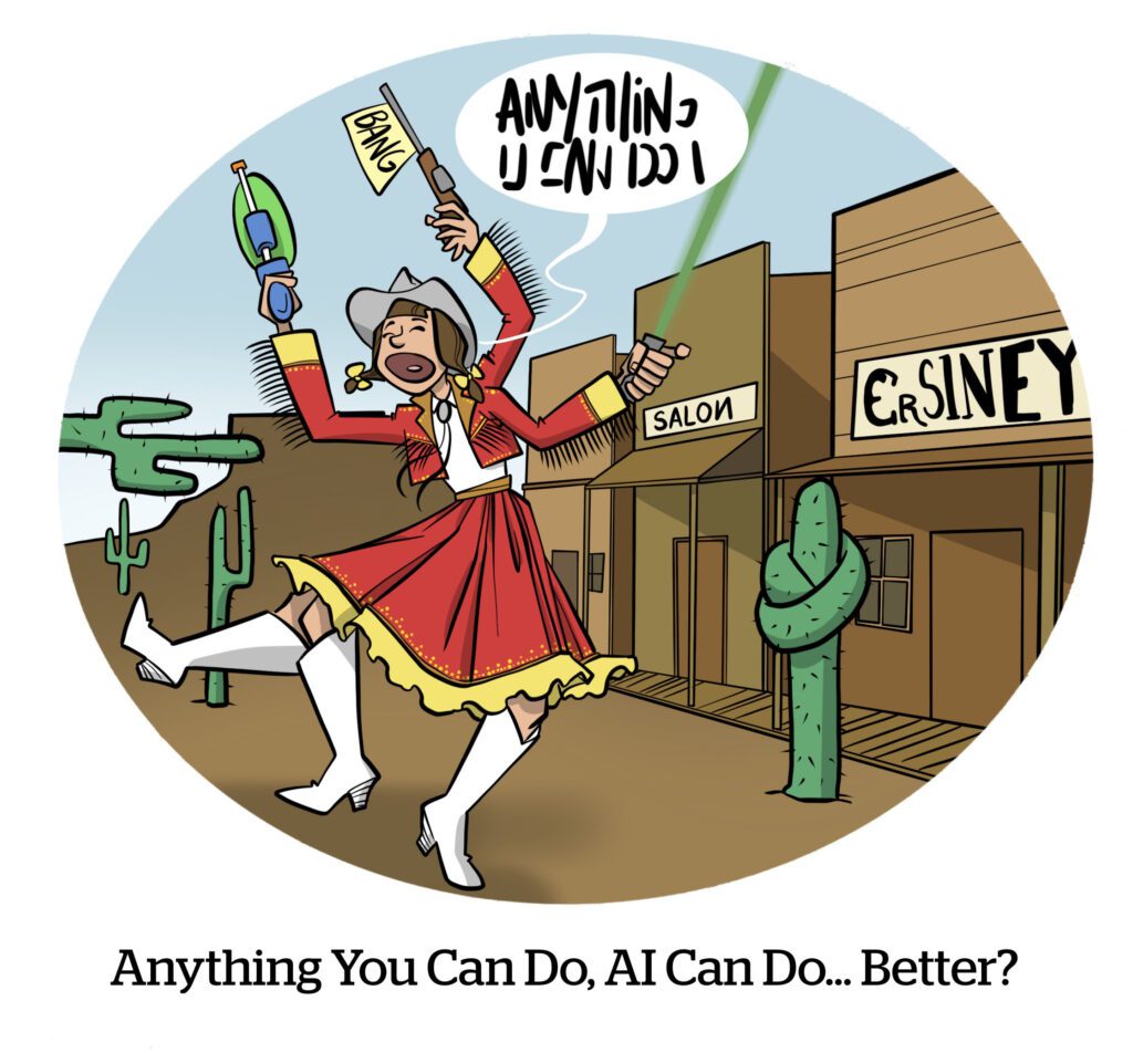 Comic: Anything You Can Do, AI Can Do ... Better? (Annie Oakley)